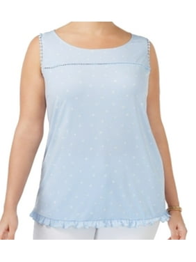 NY Collection Top Raspberry Size 1X Plus Knit Black Lace Trim $49 NEW RL64
